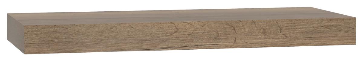 Wandkonsole Las Vegas Eiche Dunkel Dekor B: 120 cm - Eiche dunkel, MODERN, Holzwerkstoff (120/10/48cm) - Vertico