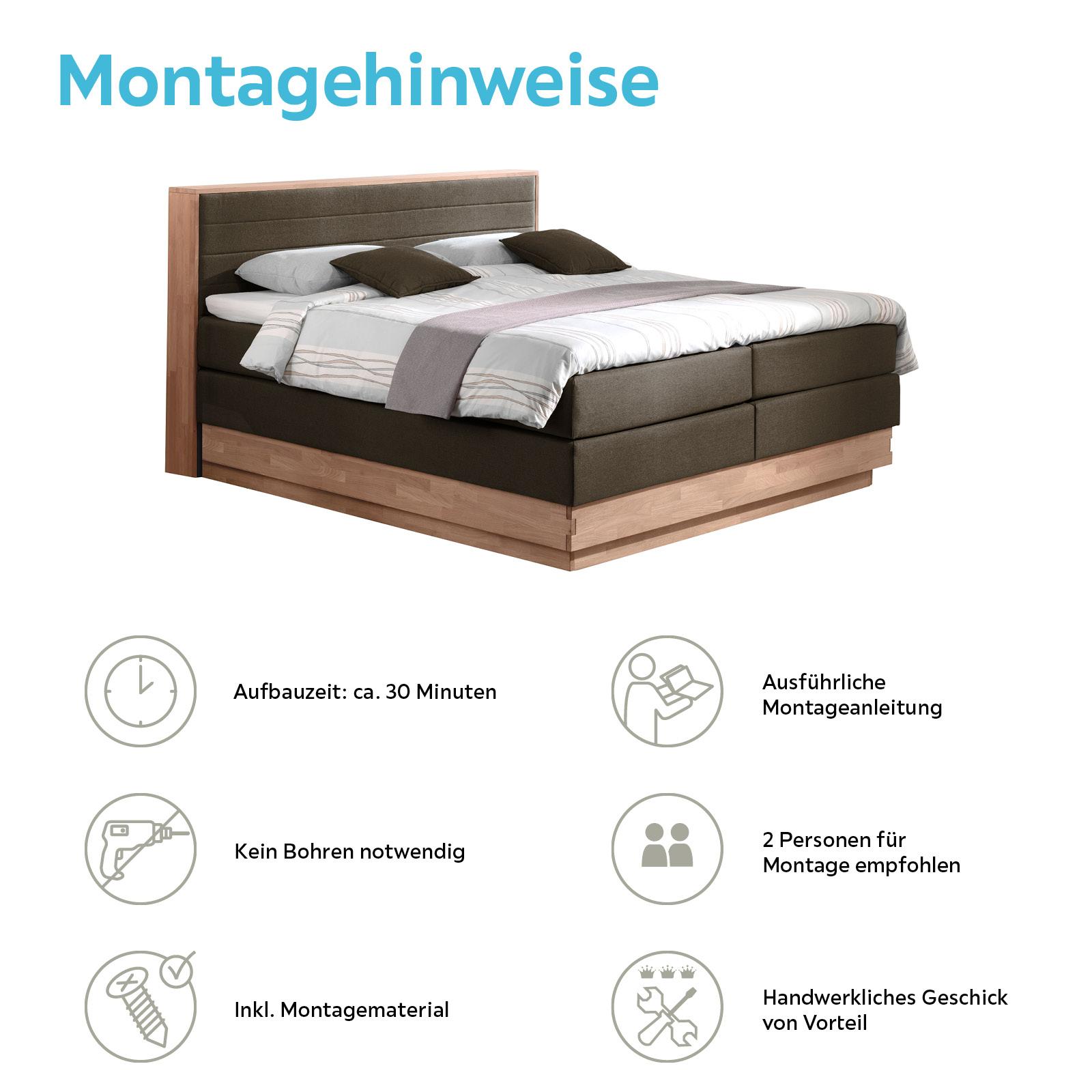 Boxspringbett Moneta Montage