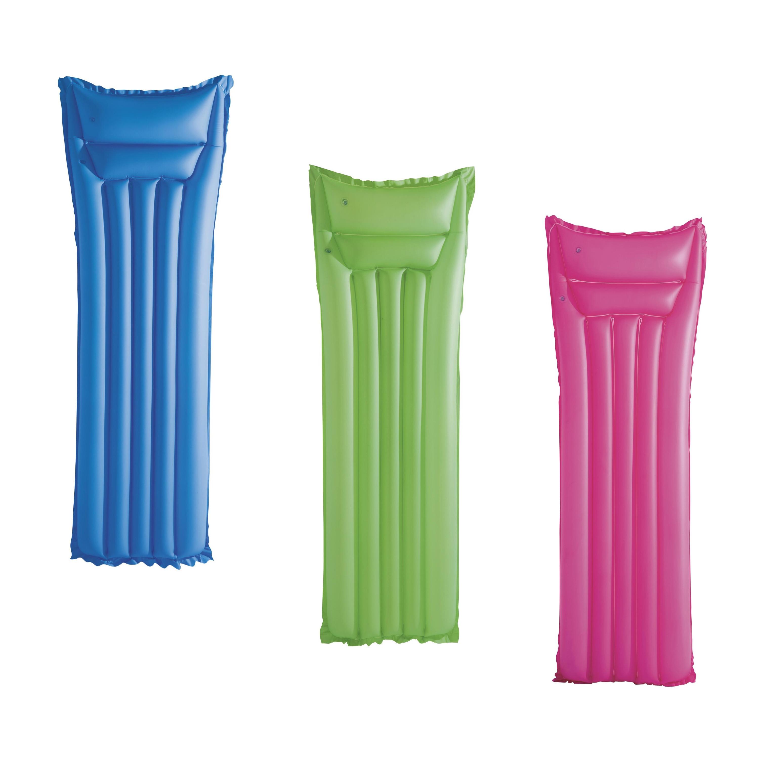 Luftmatratze Luis - Blau/Pink, KONVENTIONELL, Kunststoff (183/69cm) - Bestway