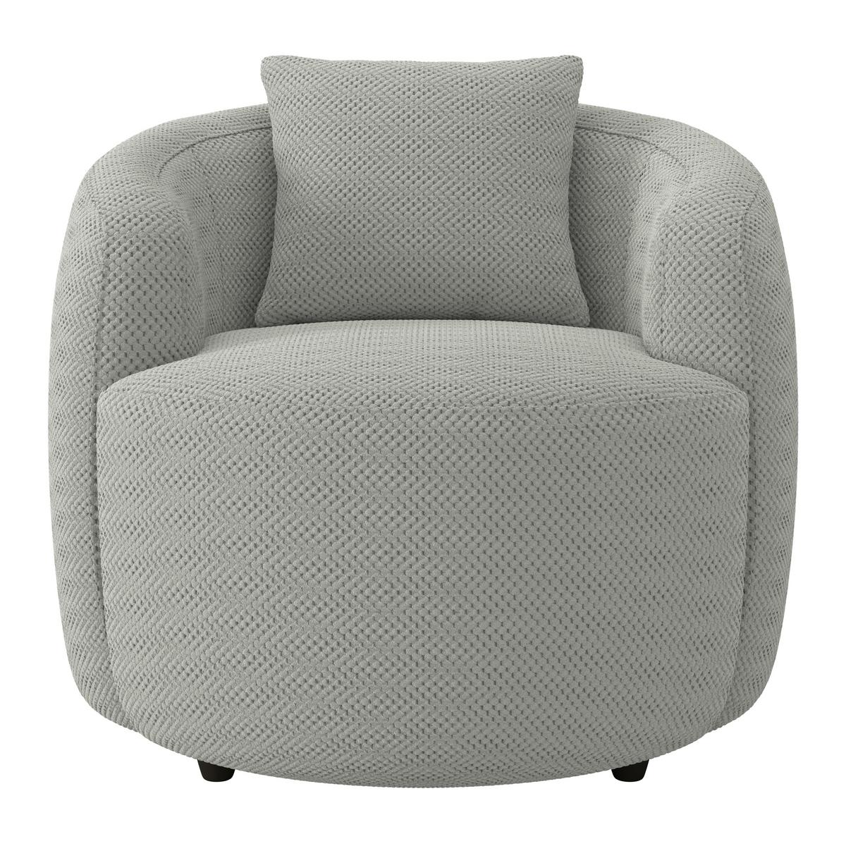 Relaxační křeslo PINA, jadeitově zelená, s polštářem - černá/jadeitově zelená, Moderní, textil/plast (81/74/81cm)