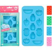 Eiswürfelform Eiswürfelform - Blau/Rot, Basics, Kunststoff (19,8/10,9cm)