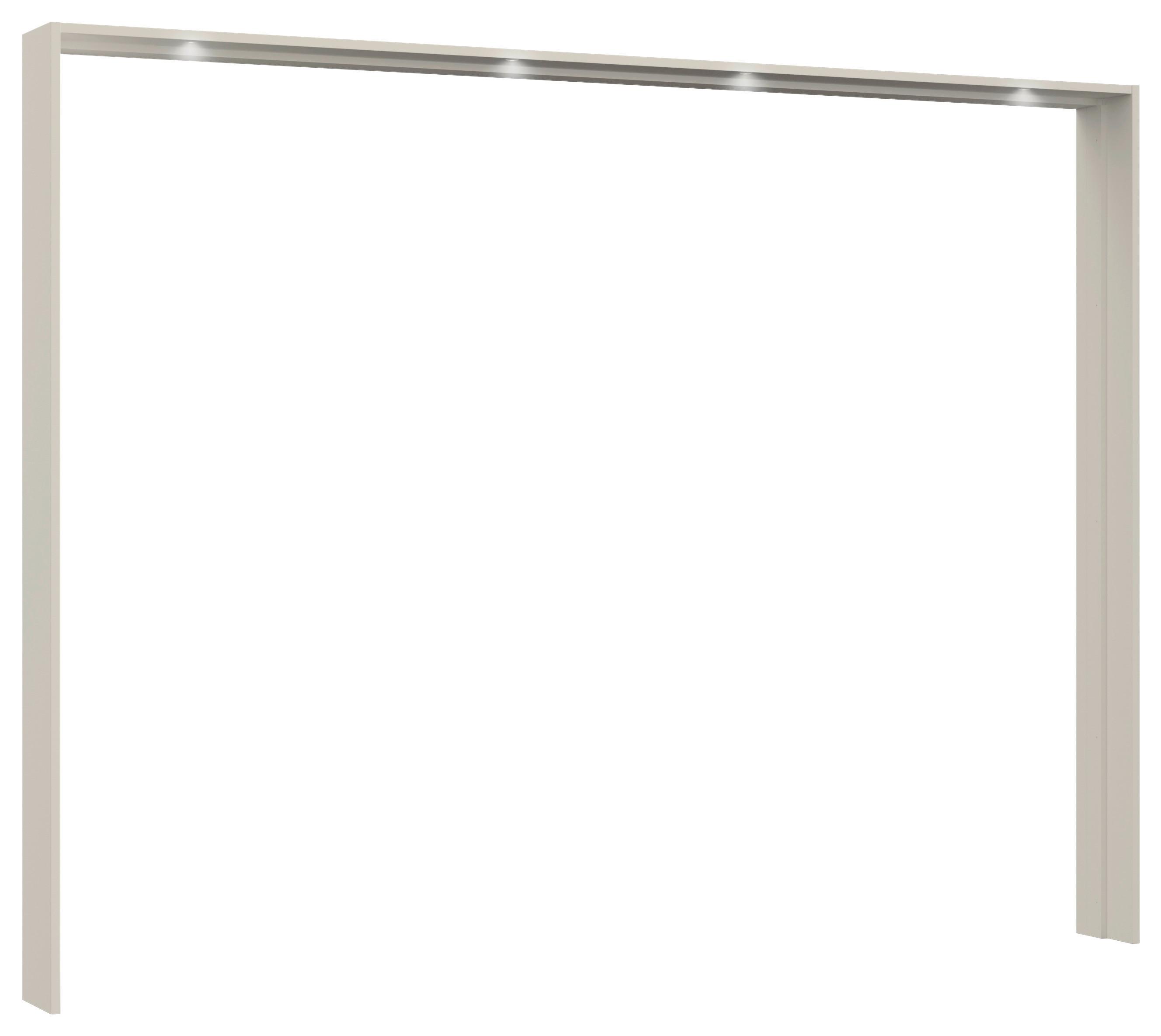 Paspartový rám s osvetlením šampanská, pre š. 270 cm - šampanská, Konventionell, kompozitné drevo (278/214/23cm) - Premium Living