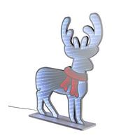 DEKORAČNÍ LED SVÍTIDLO RENNI - bílá/barvy chromu, Moderní, plast (48/12/60cm) - Mömax