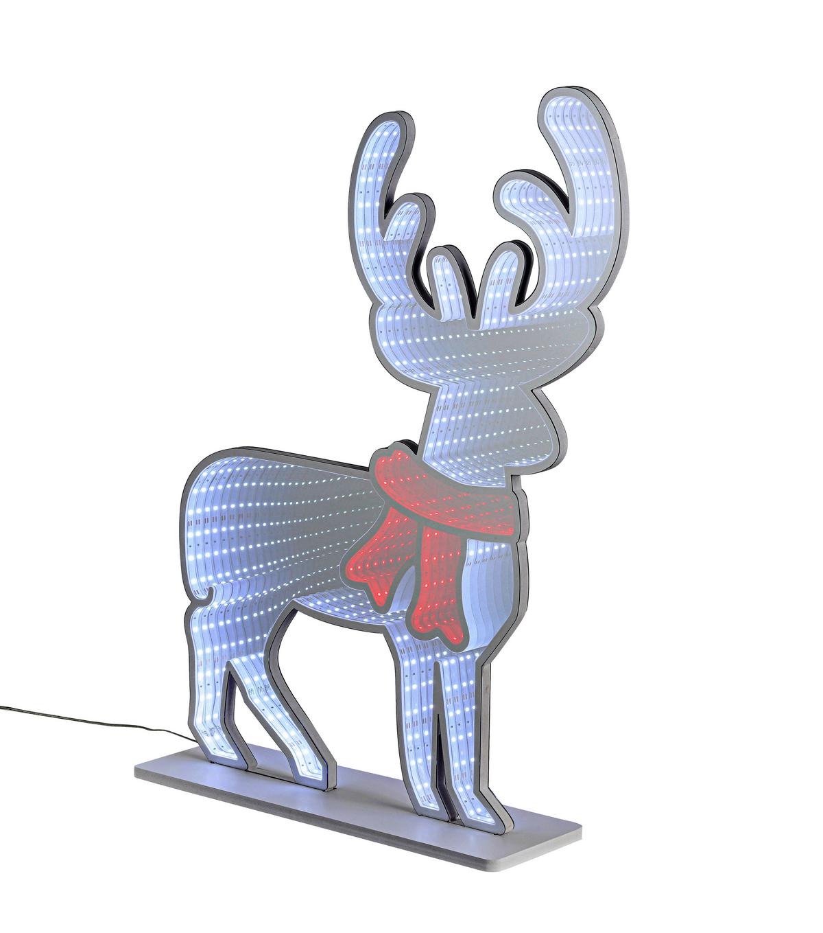 DEKORAČNÍ LED SVÍTIDLO RENNI - bílá/barvy chromu, Moderní, plast (48/12/60cm) - Mömax