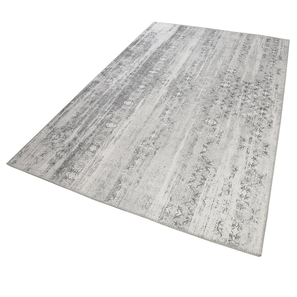 Webteppich Alaska Grau/Weiß 120x170 cm - Weiß/Grau, LIFESTYLE, Textil (120/170cm) - WECON HOME