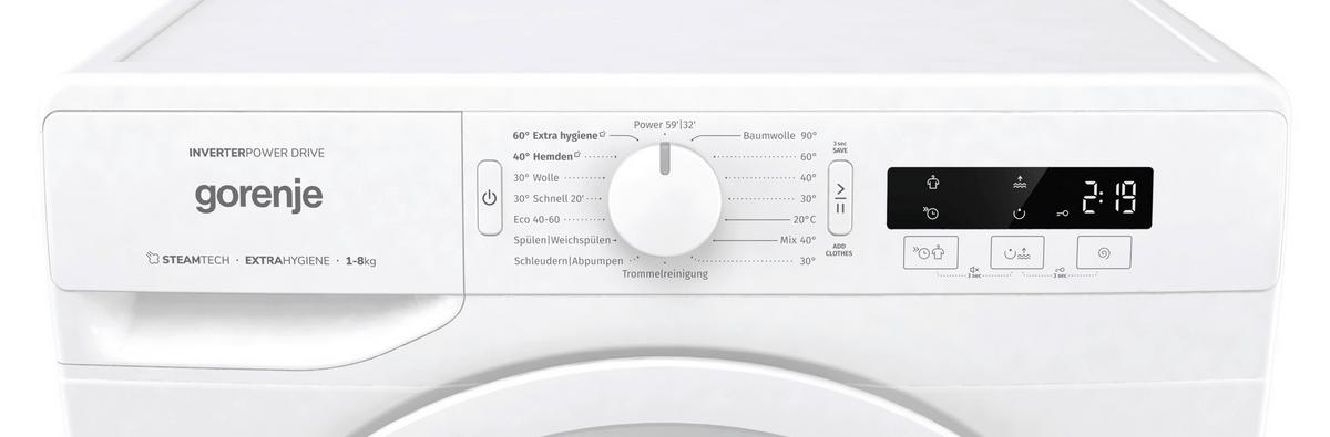 Waschmaschine mit Dampffunktion von Gorenje