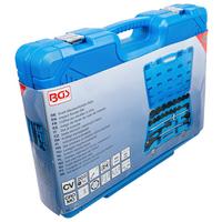 Steckschlüssel-Satz 21-Teilig Blau/Schwarz/Silberfarben - Blau/Silberfarben, Basics (54,2/41/10,8cm)