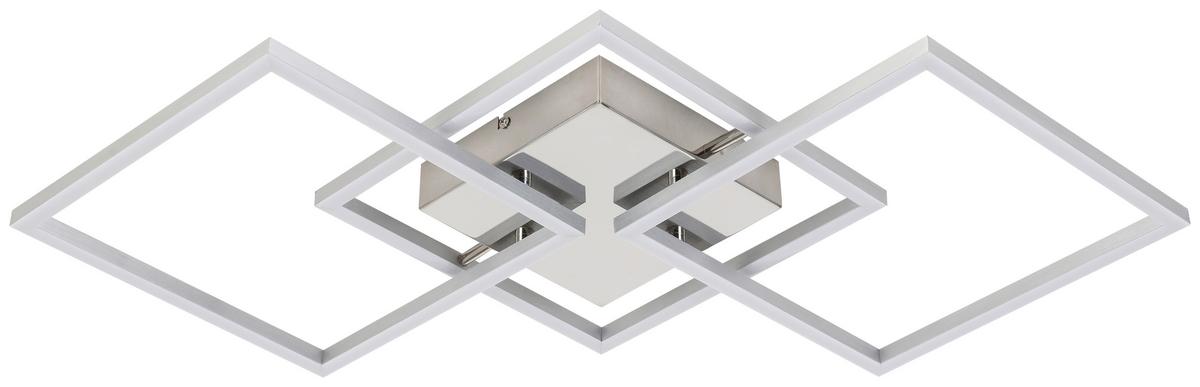 Stropní LED svítidlo OLPÜ, Š: 95cm - barvy hliníku, Moderní, kov/plast (72,4/35,4/5,2cm) - Modern Living