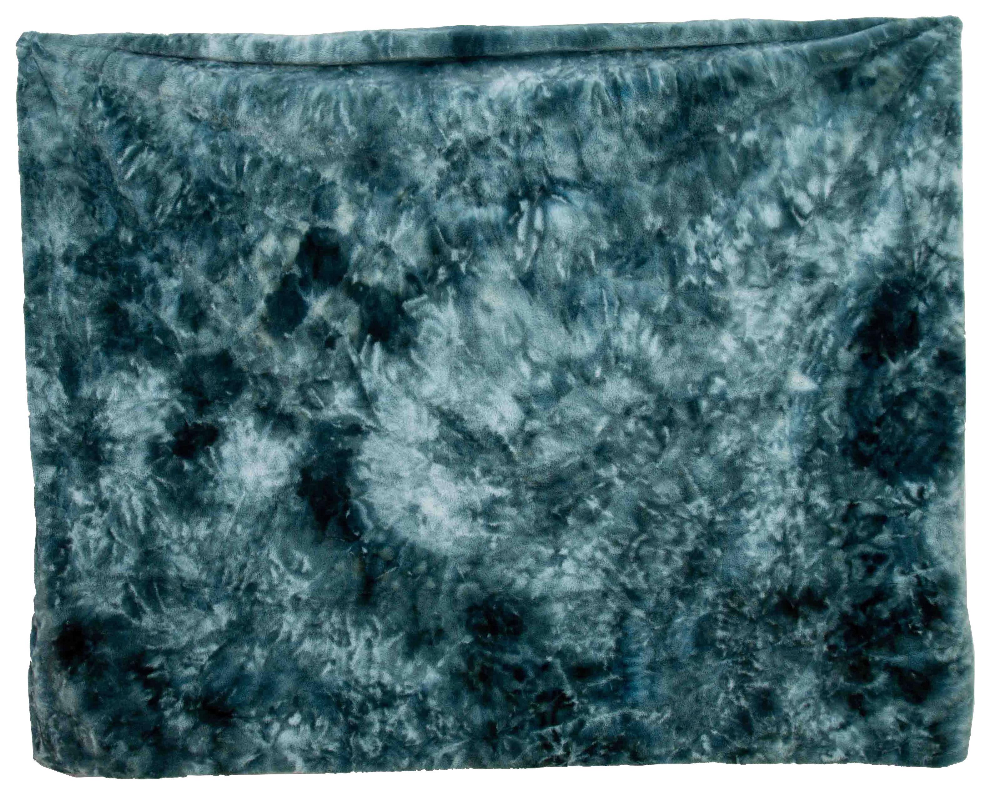 Felldecke Dina - Petrol, MODERN, Textil (150/200cm) - Luca Bessoni