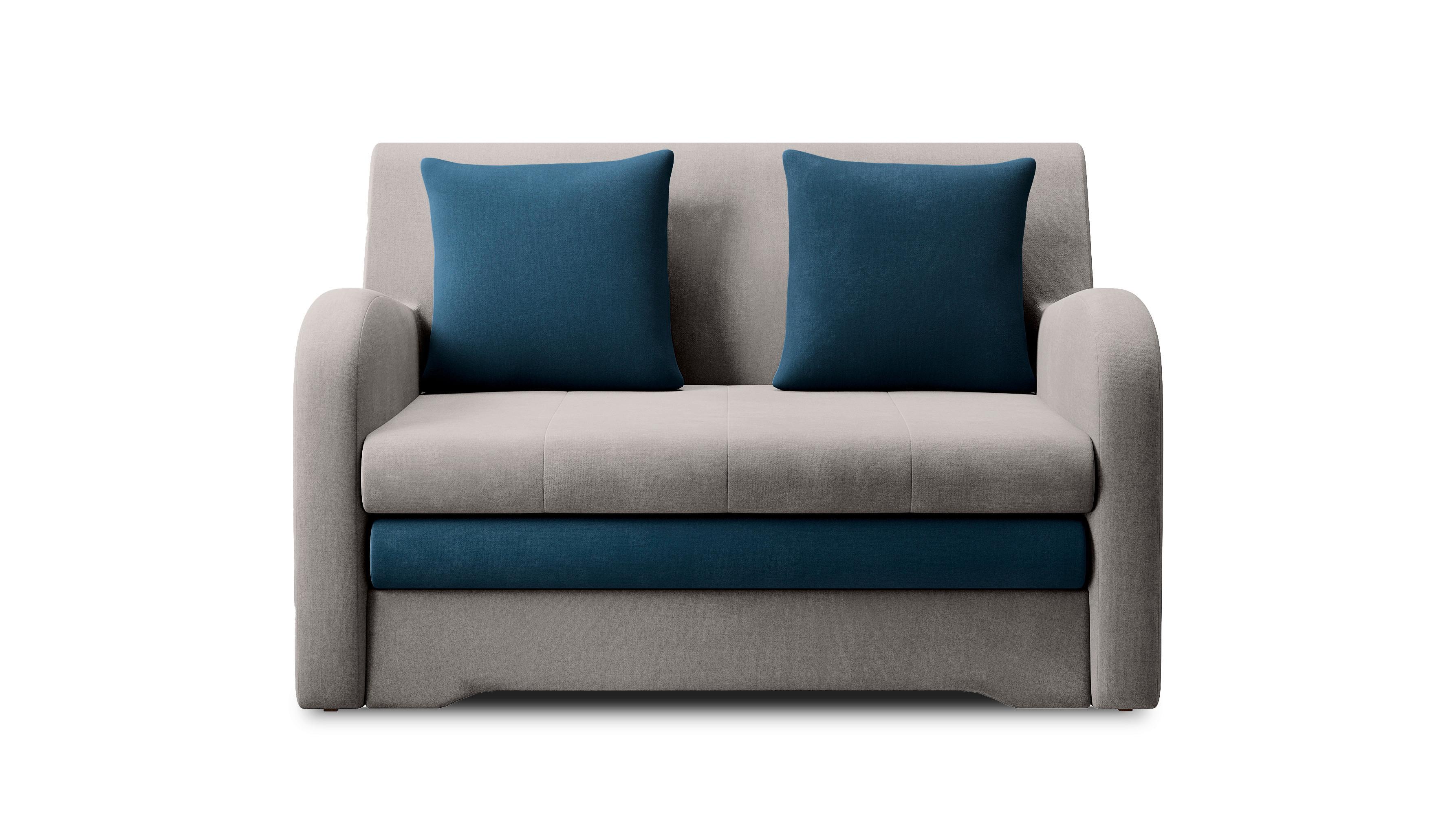 Schlafsofa Ario Schwarz, Dunkelblau, B: 244 cm - Blau/Anthrazit, Design, Textil (244/97/97cm) - MID.YOU