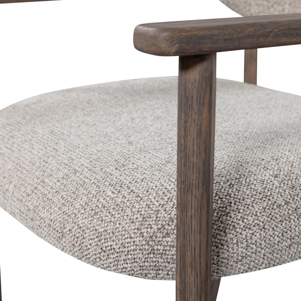 Sessel Udar Braun B: 68cm - Braun, Design, Holz/Textil (68/76/75cm) - Livetastic