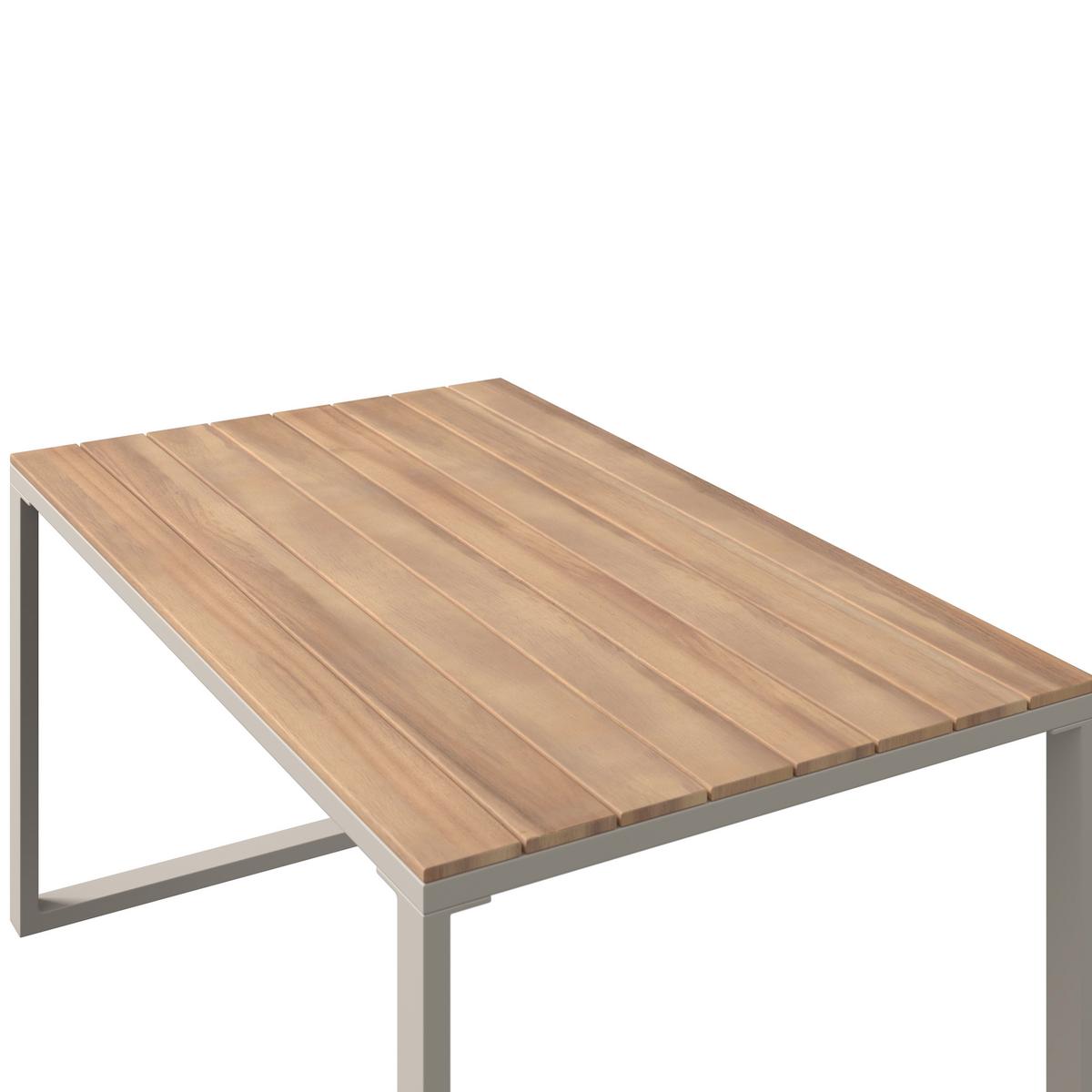 Loungegarnitur Algarve - Beige/Grau, MODERN, Holz/Textil (228/218cm) - Beldano