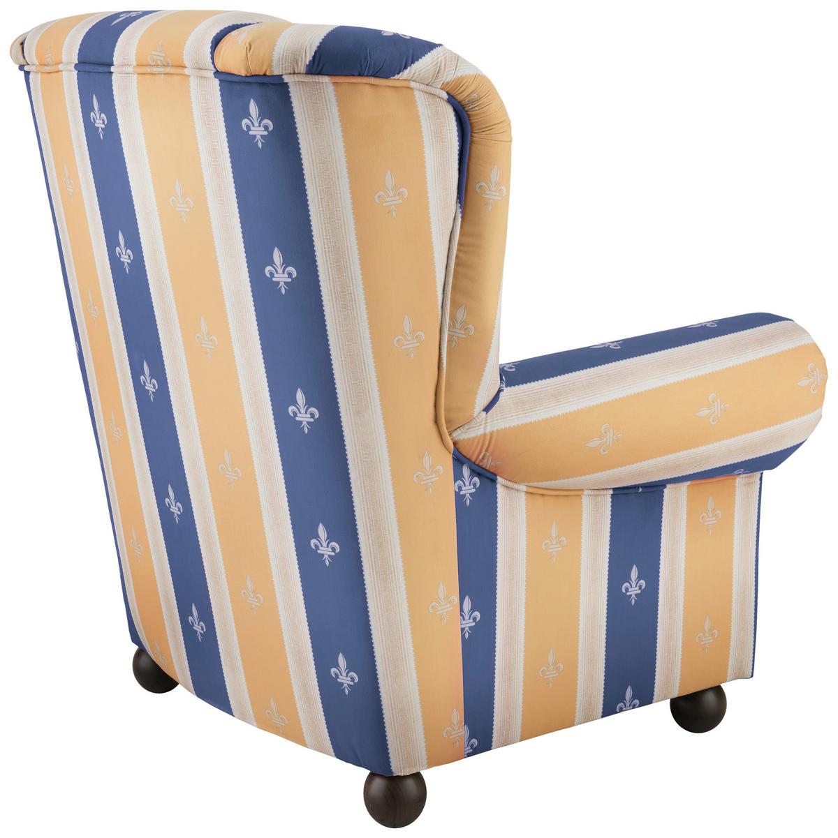 Sesselset Torello 2-teilig Blau B: 92 Cm - Blau, KONVENTIONELL, Textil (92/102/145cm) - Livetastic