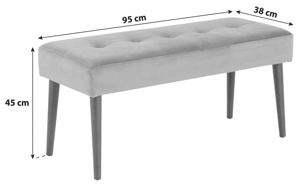Zsámoly Glory 95/45cm - fekete/rózsaszín, Trend, textil/fém (95/45/38cm) - Livetastic