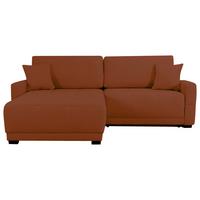 Ecksofa Mount Rostfarben S: 237x186 cm - Rostfarben, Design, Textil (237/186cm) - MID.YOU