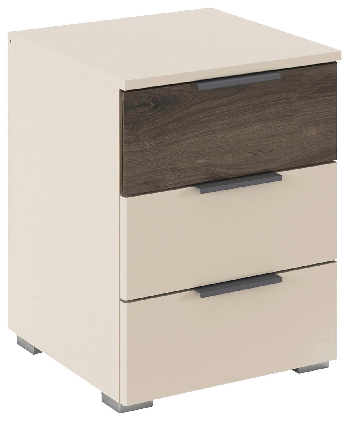 Nachtkästchen Champagner Sajo-Extra - Champagner, Trend, Holzwerkstoff (40/52/40cm)