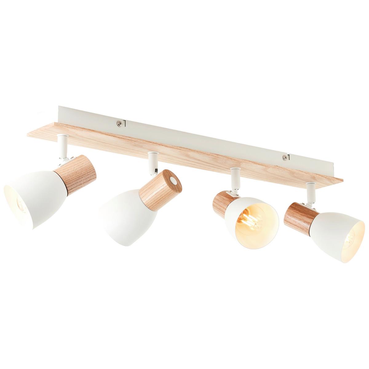 Strahler 99867/75 Daintree - Naturfarben/Weiß, Basics, Holz/Metall (52/7cm) - Brilliant