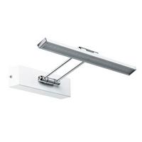 Bilderleuchte 99891 Weiß/chromfarben, Warmweiß - Chromfarben/Weiß, Basics, Metall (29/4,6/4,6cm) - Paulmann