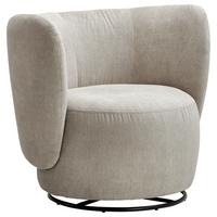 Sessel Boli Sandfarben B: 92 Cm - Sandfarben/Schwarz, Design, Textil (92/80/84cm) - Livetastic