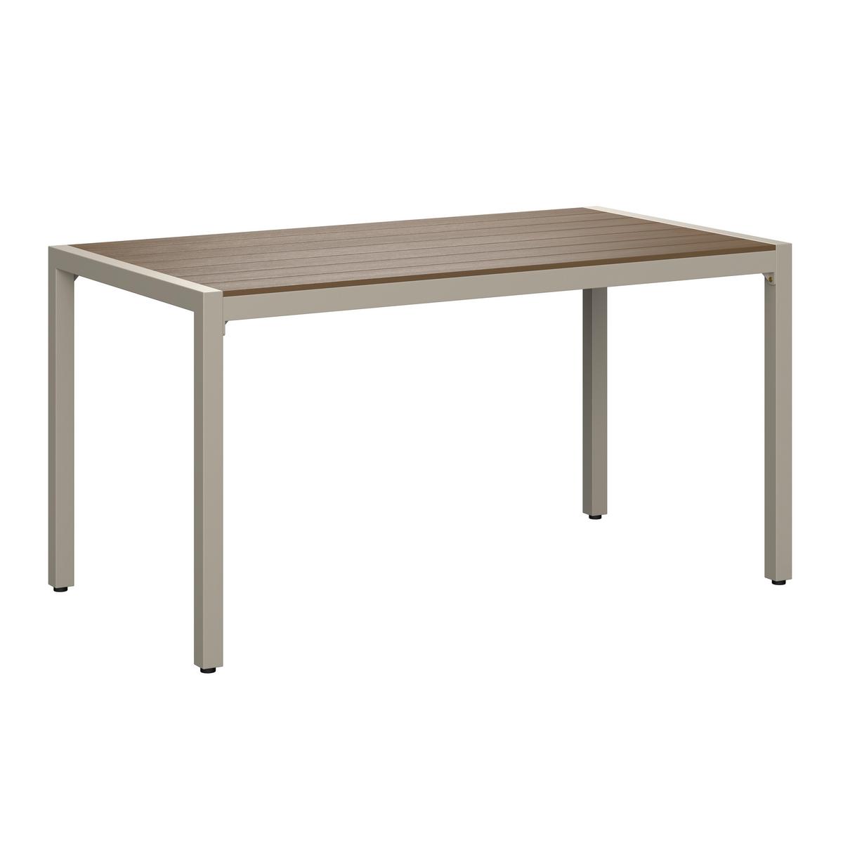 Loungegarnitur Noosa - Gelb/Creme, MODERN, Textil/Metall (132/69/71.5cm) - Beldano