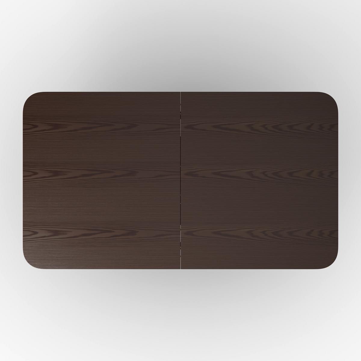 ROZŤAHOVACÍ STÔL AMADO - čierna/farba vlašského orecha, Modern, kov/drevo (160-200/76/90cm) - Bessagi Home