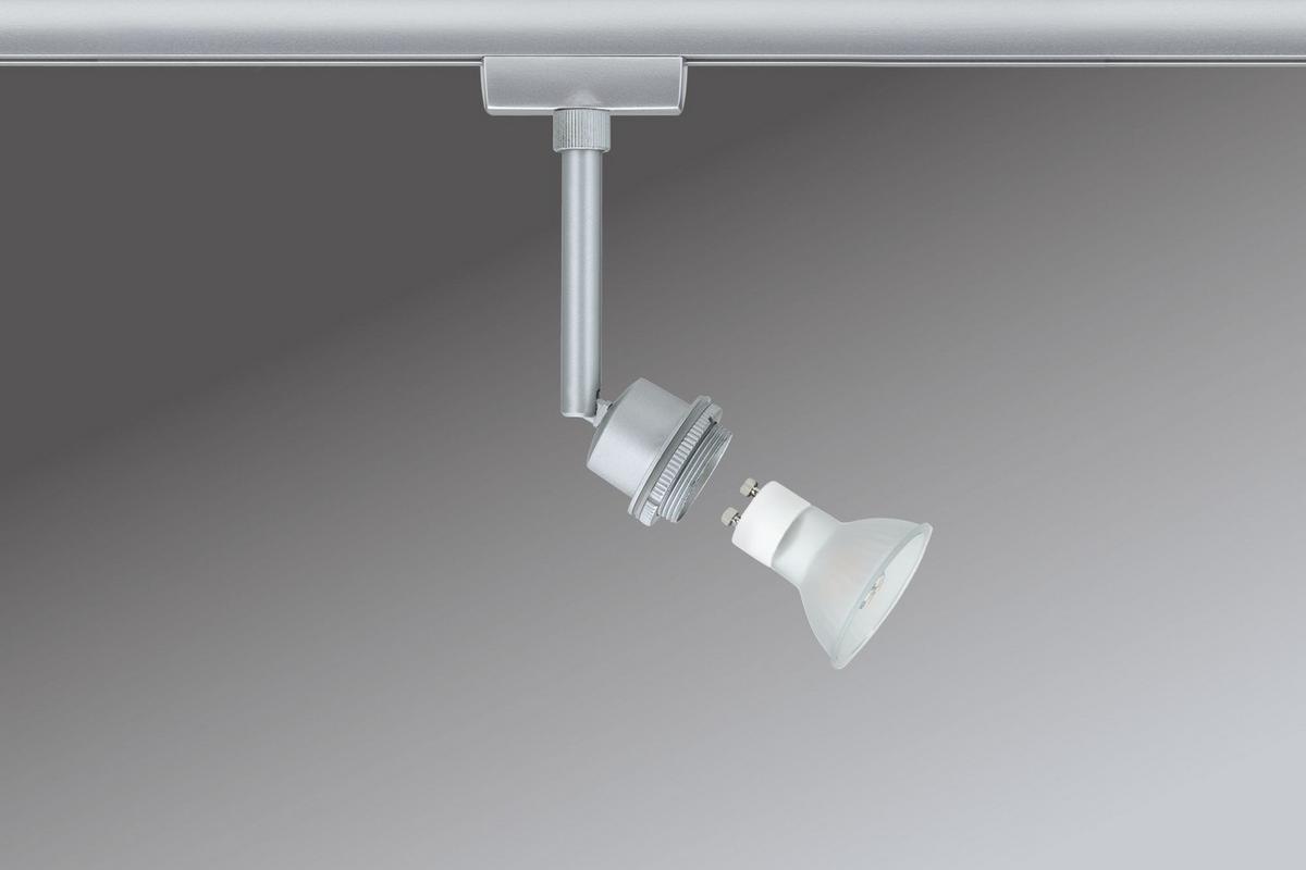 Schienensystem Urail Strahler 95182 Led-Spotkopf - Chromfarben, Design, Metall (5/12,5cm) - Paulmann