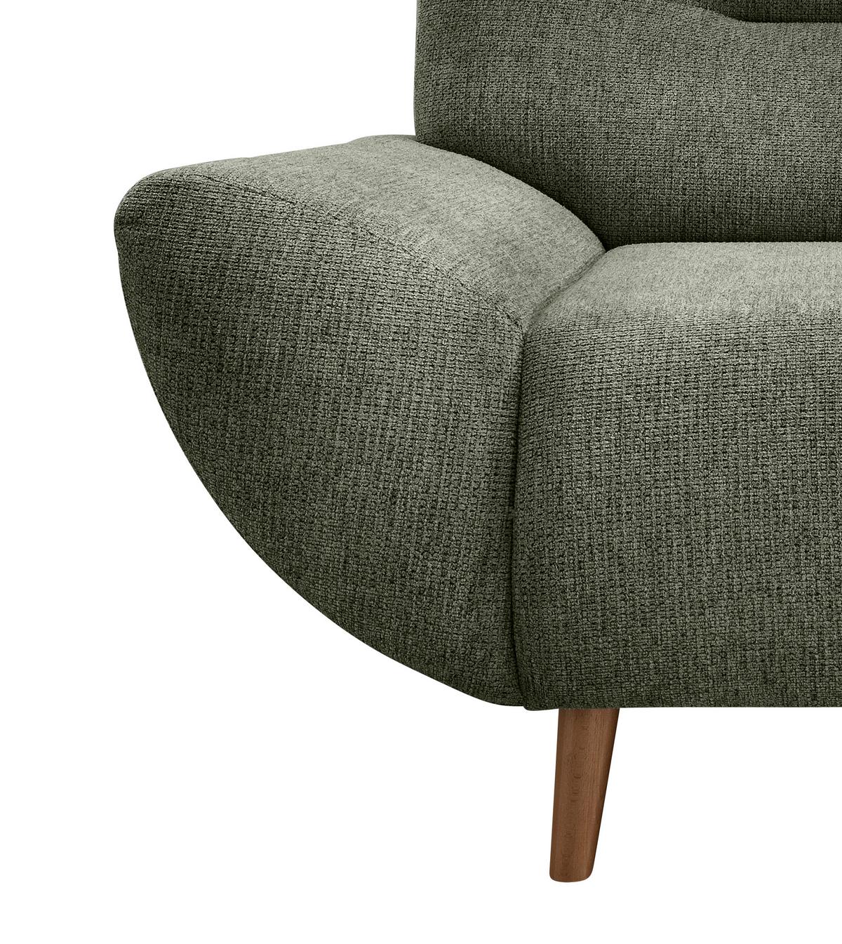 Sessel Drago Dunkelgrün B/H/T: 111/81/90 cm - Wildeiche/Dunkelgrün, MODERN, Textil (111/81/90cm) - MID.YOU