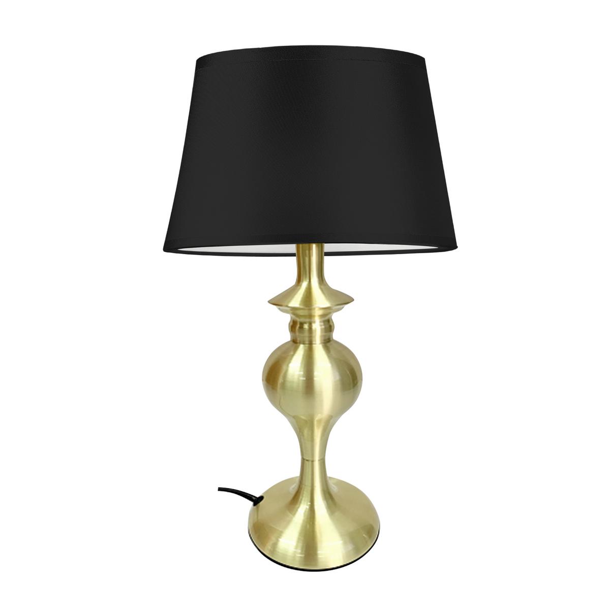Tischleuchte Prima - Gelb/Grau, KONVENTIONELL, Metall (24/24/40cm)