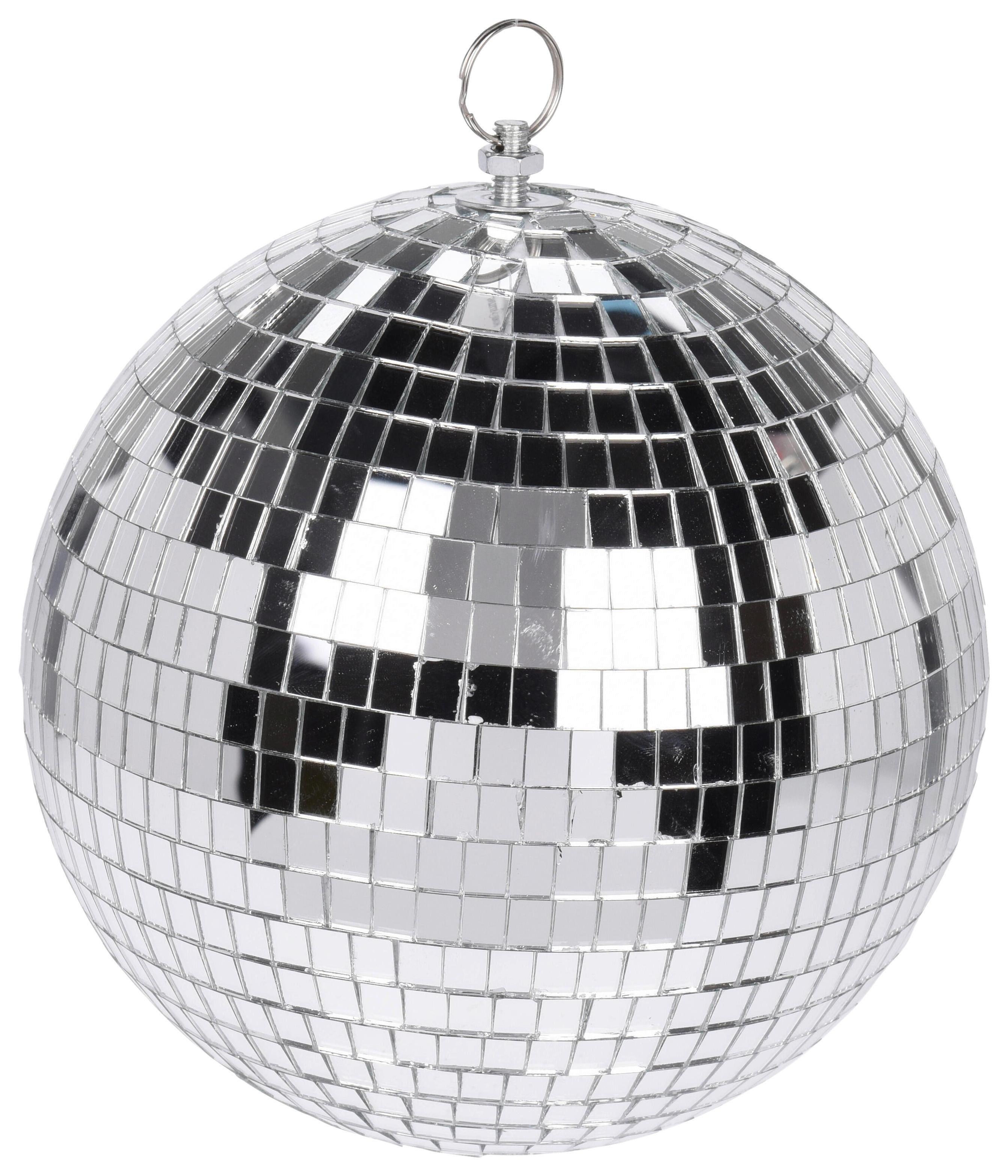Dekoračná guľa DISCO - farba strieborného duba, Modern, sklo (18/18/18cm) - Mömax