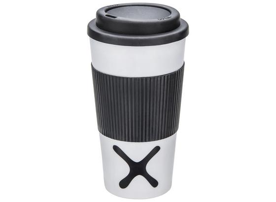 Termohrnček Mömax 4 You -ext- - čierna/biela, umelá hmota (9/17,5cm) - Mömax modern living Termohrnček Mömax 4 You -ext- - čierna/biela, umelá hmota (9/17,5cm) - Mömax modern living
