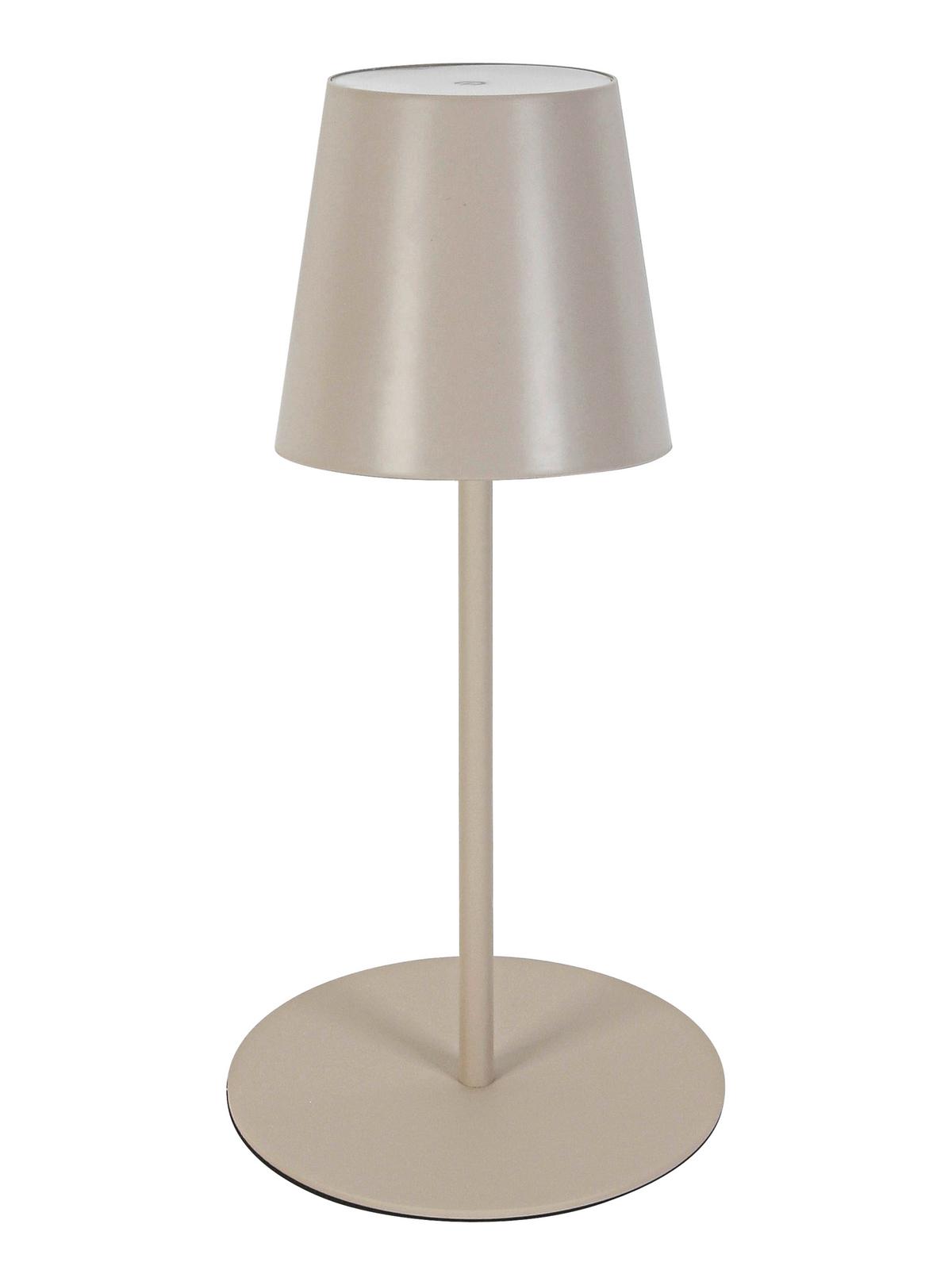 LED-Stehleuchte Liliana - Sandfarben/Weiß, MODERN, Kunststoff/Metall (22/130cm) - Luca Bessoni