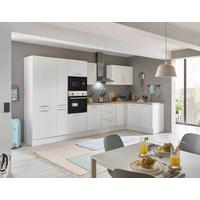 Eckküche Turin Weiss/Eiche Dekor 360x165 cm - Weiß/Eiche Artisan, Basics, Holzwerkstoff (360/165cm) - MID.YOU