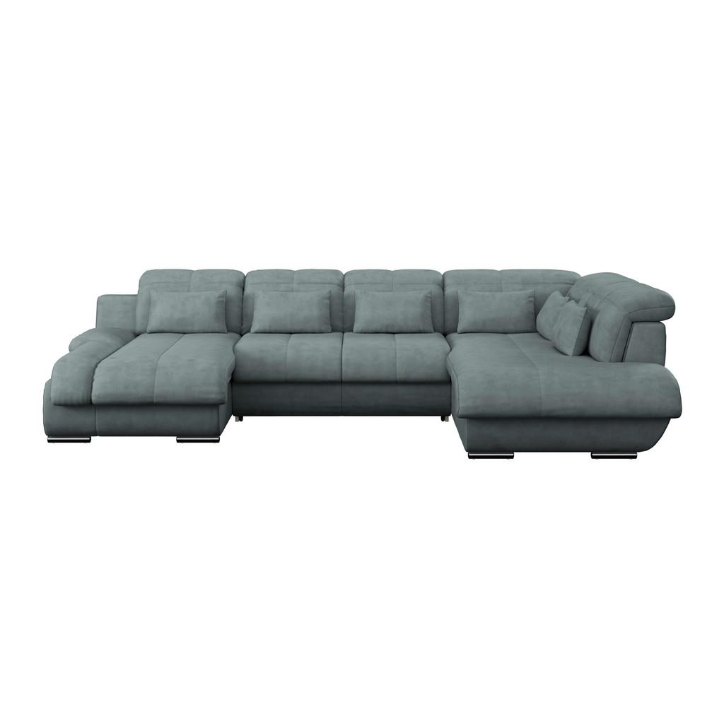 Wohnlandschaft Multi mit Schlaffunktion Grau