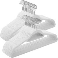 Kleiderbügel Weiß B: 42,7 Cm - Weiß, Basics, Kunststoff/Metall (42,7/22/0,6cm)