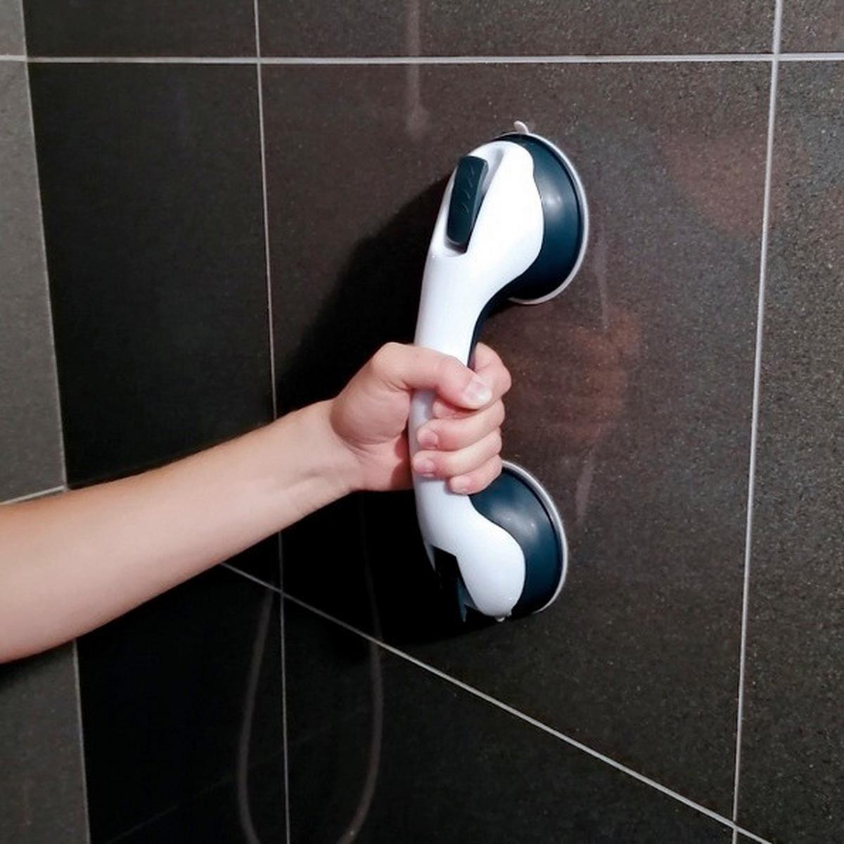 Wannengriff Sicherheitshandgriff - Dunkelgrau/Weiß, Basics, Kunststoff (29cm)