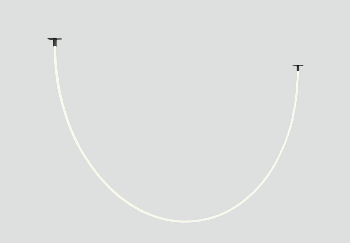 Pendelleuchte Tau - Schwarz, Trend, Kunststoff/Metall (400/10/9cm) - MAYTONI