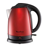 Wasserkocher 2400w, 1,7 Liter - Rot, Basics, Metall (21,2/17,7/23,7cm) - Moulinex