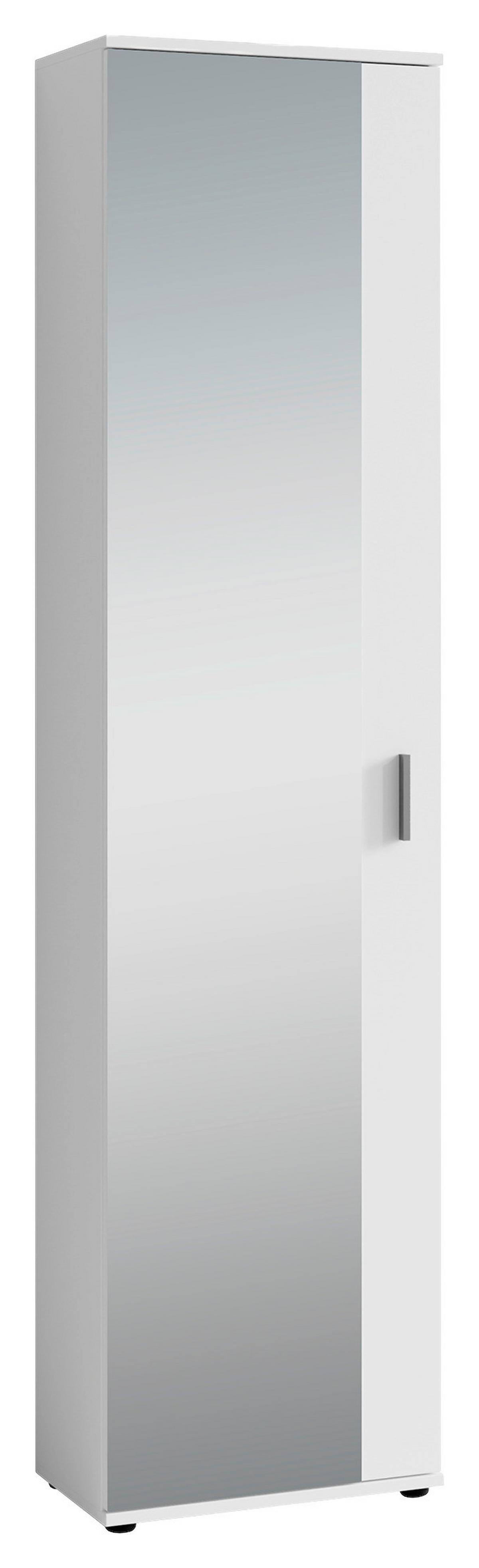 Garderobe Jakob 4-teilig Schwarz/weiß B: 49 Cm - Schwarz/Weiß, Design, Holzwerkstoff (49/196/30cm) - MID.YOU