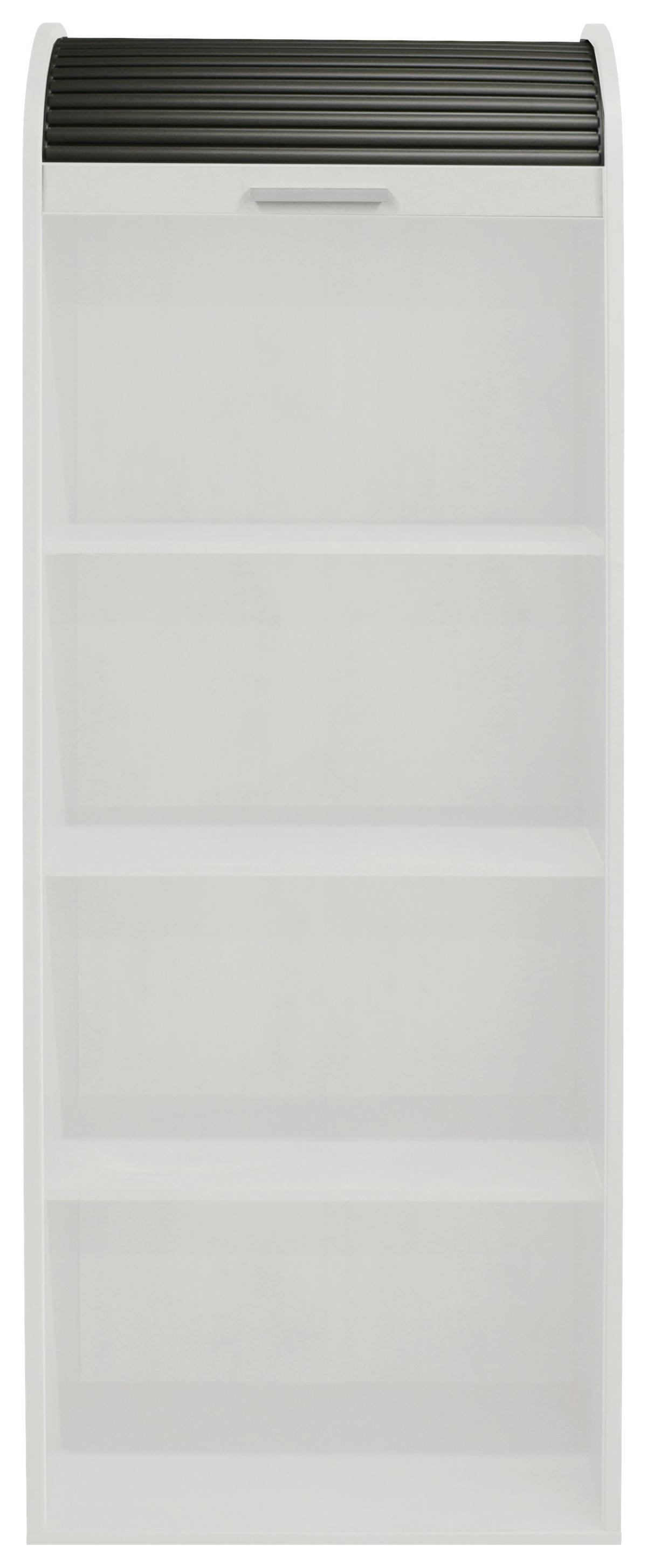 Aktenschrank Graphitfarben/Weiß B: 69 cm - Graphitfarben/Weiß, MODERN, Holzwerkstoff/Kunststoff (69/192/44cm) - Livetastic