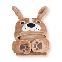 Kinderdecke Marie - Braun, KONVENTIONELL, Textil (130/100cm) - Ondega