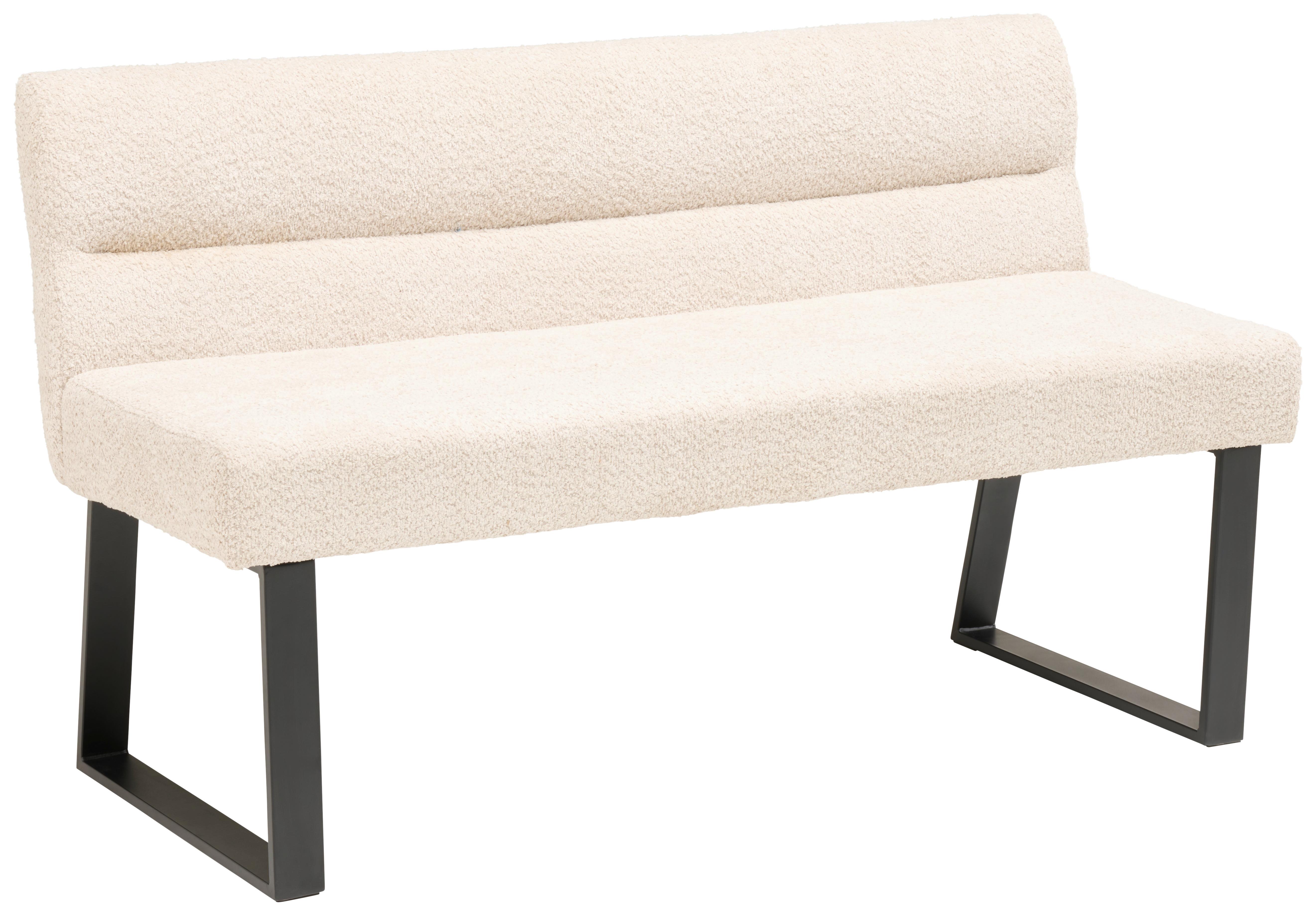 Sitzbank Kea mit Lehne beige, B: 140 cm