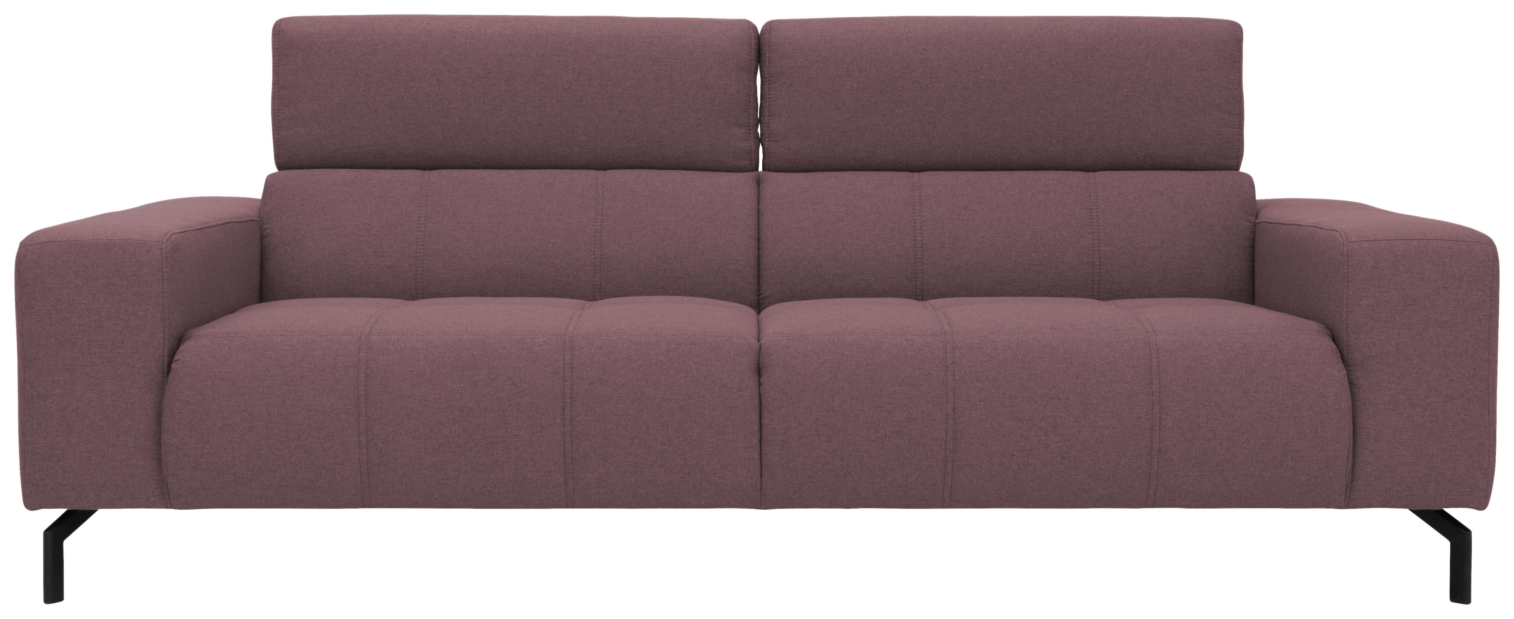 3-Sitzer-Sofa Kopfteil verstellbar Cunelli Beere
