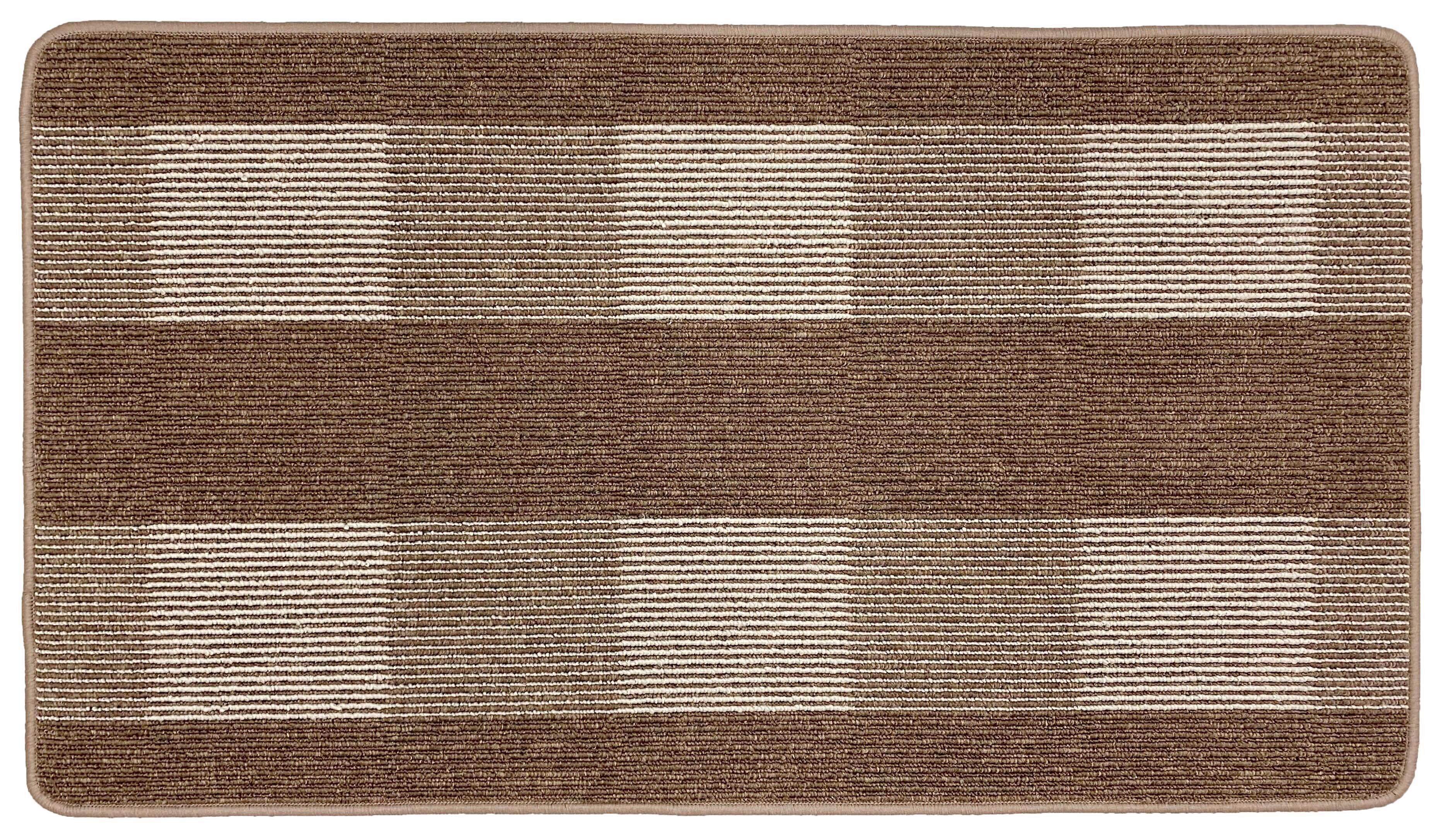 Teppich Läufer Braun Terry 67x120 Cm - Braun, Basics, Kunststoff (67/120cm) - Ondega