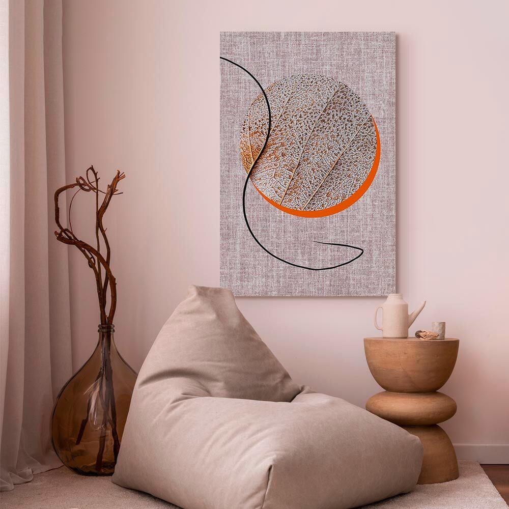 Leinwandbild Moon Orange Cappuccino B: 40 cm