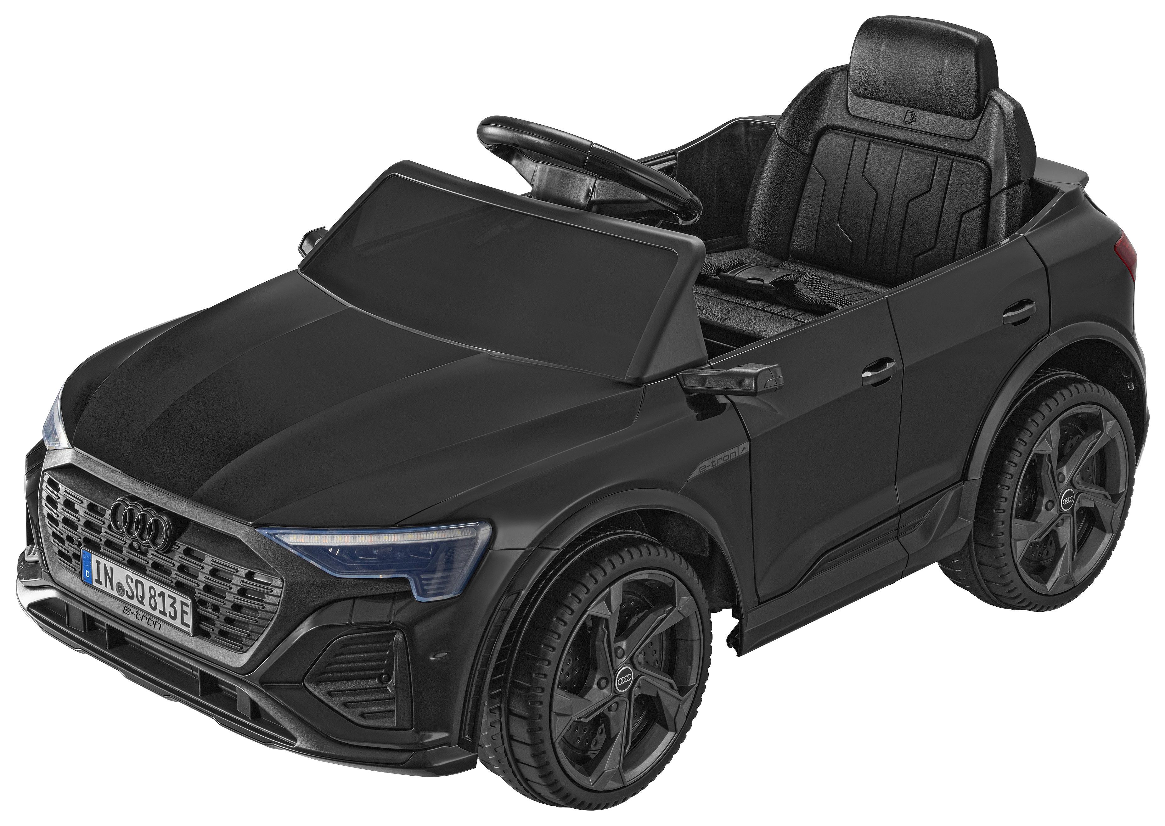 ELEKTRO-KINDERAUTO AUDI TTS - Schwarz, Trend, Kunststoff/Metall (99/54/46cm) - BUNINO
