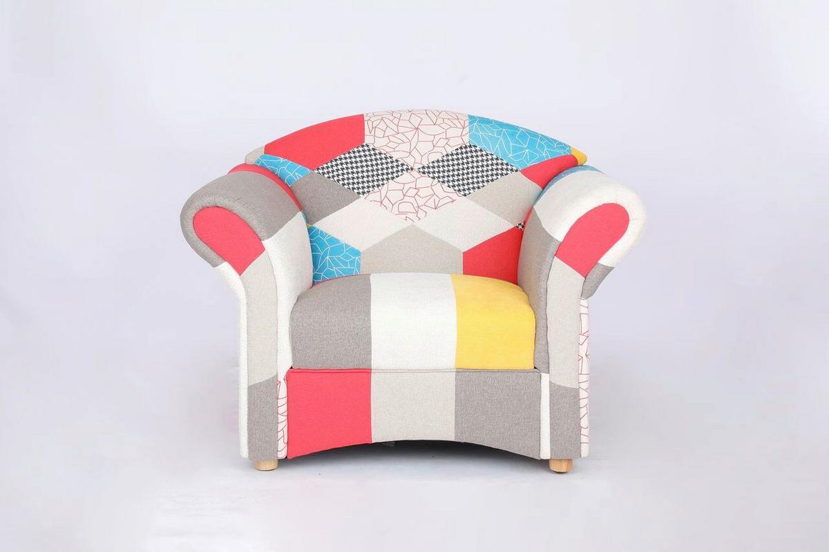 Polstersessel Loretta, Bunt ca. 84x84x110 cm - Basics (84/84/110cm)