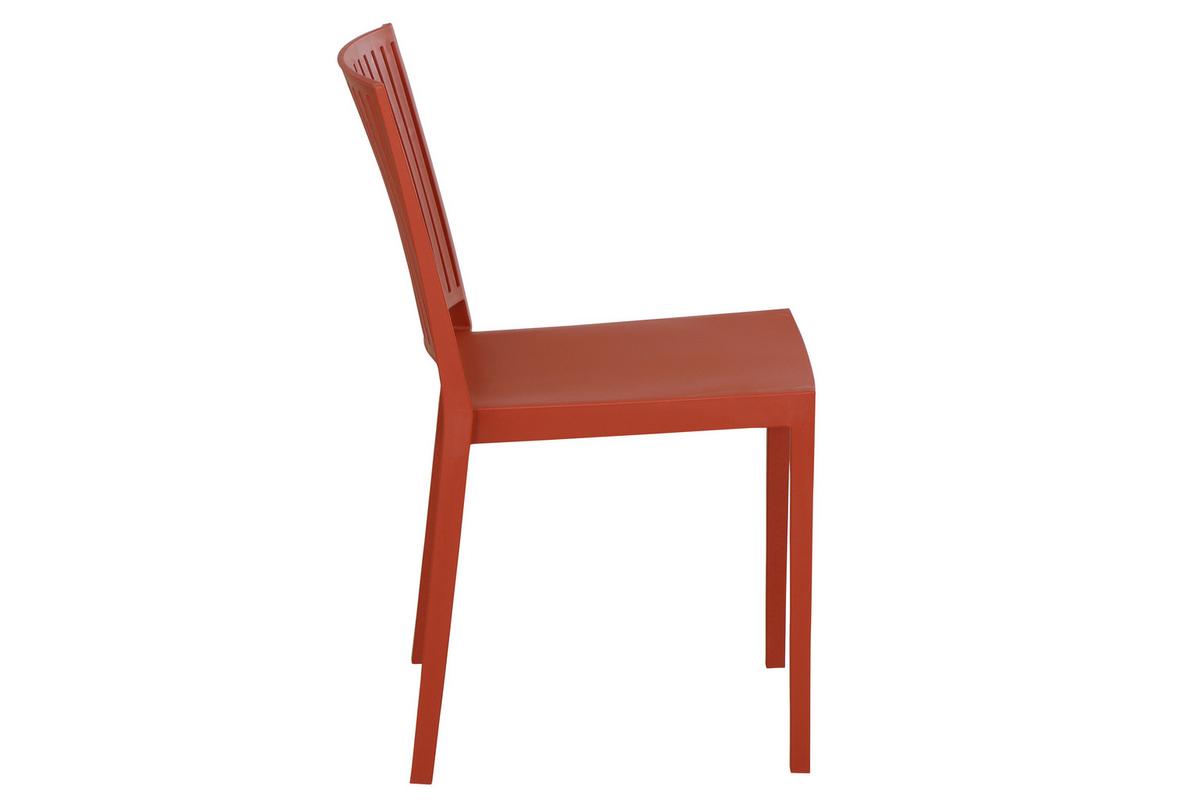 Stapelstuhl T20103 - Rot, Basics, Kunststoff (57/80/56cm) - Siena Garden