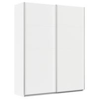 Schwebetürenschrank B: 181cm Feldkirch Alpinweiß - Weiß, MODERN, Holzwerkstoff (181/229/62cm)