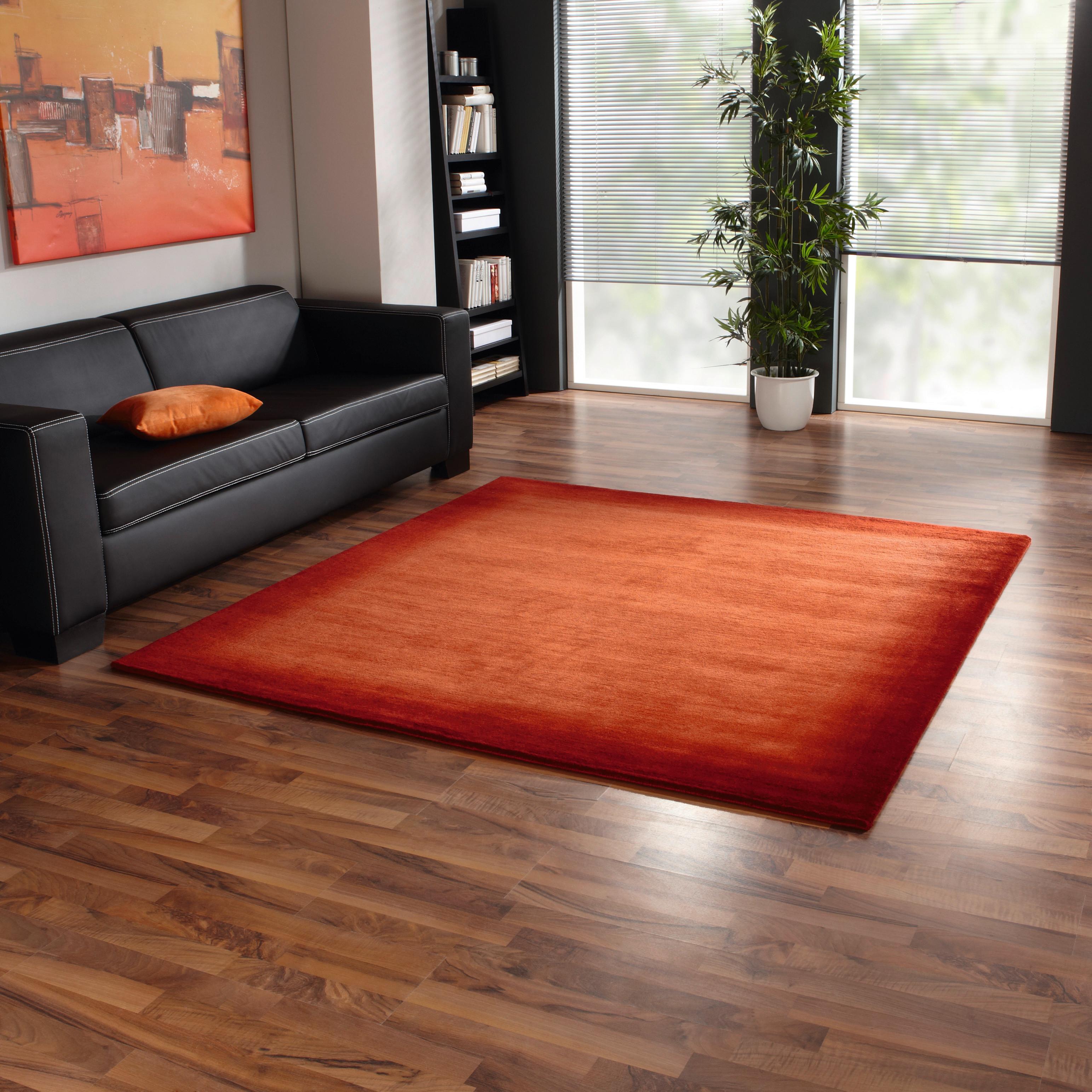 Orientteppich  Orange/rot Naturfaser 250 X 300 Cm