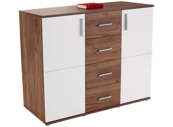 Komoda Ina 03 - farby dubu/biela, Moderný, kompozitné drevo (132,2/95,1/38,3cm) Komoda Ina 03 - farby dubu/biela, Moderný, kompozitné drevo (132,2/95,1/38,3cm)